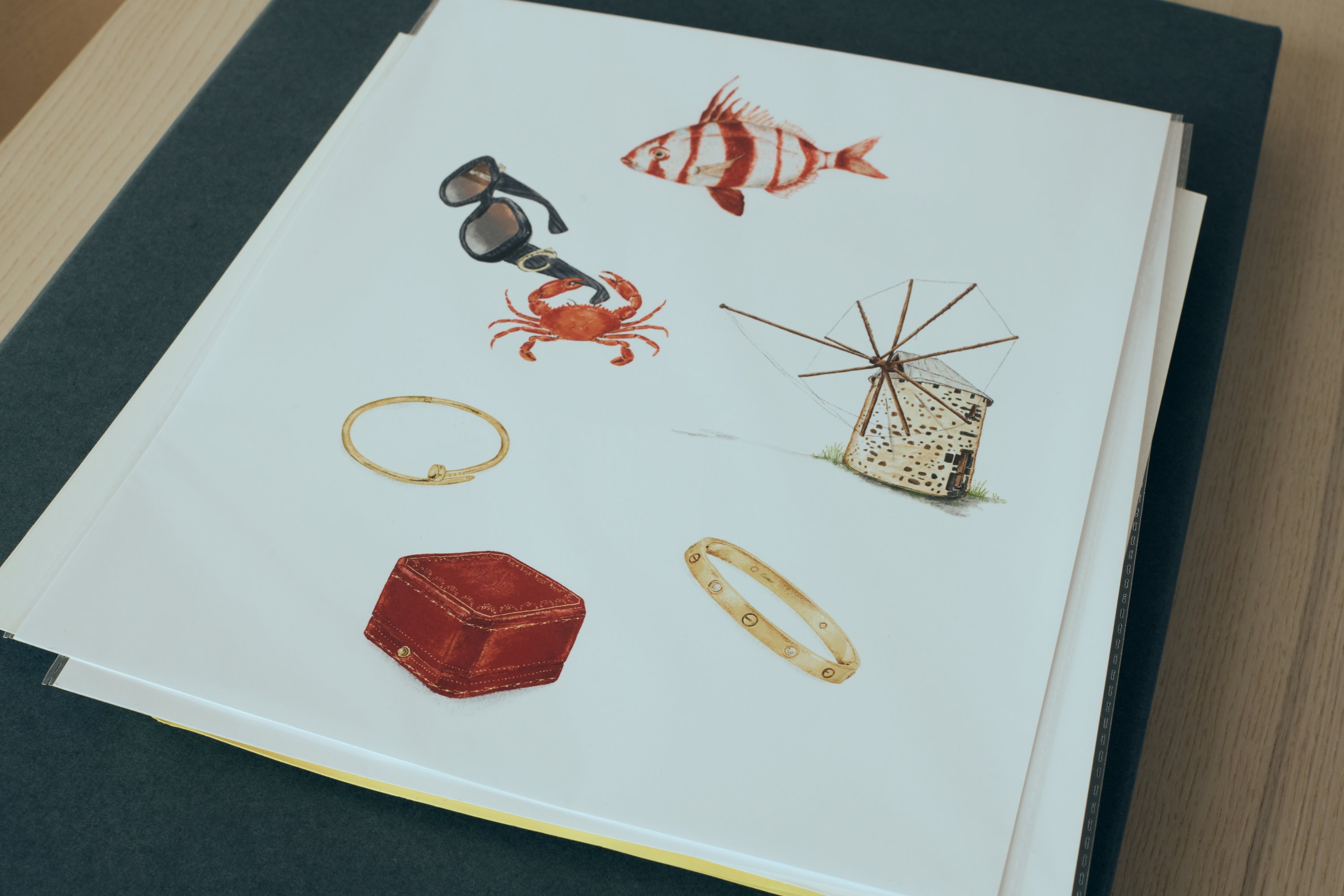 Mixed drawings by Başak Notz